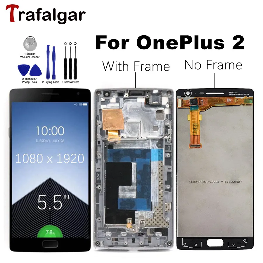 OnePlus 2 LCD Display Touch Screen Digitizer Assembly Oneplus 2 LCD With Frame One Plus Oneplus2 Screen Replacement
OnePlus 2 LCD Display Touch Screen Digitizer Assembly Oneplus 2 LCD With Frame One Plus Oneplus2 Screen Replacement