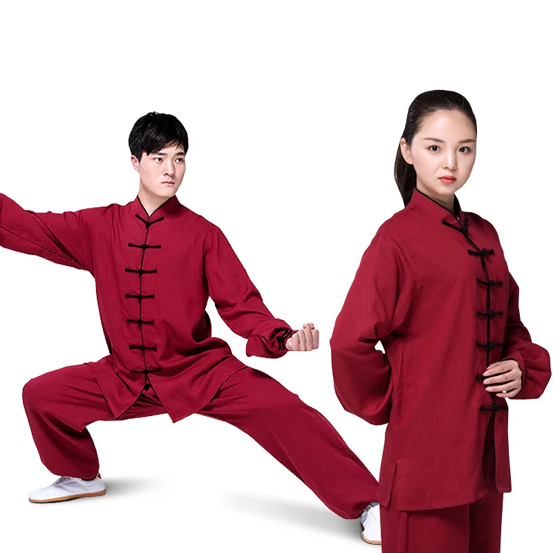 Spring Summer Tai Chi Suit Cotton Linen Wushu Sets Men Women Practice Clothing Martial Art Uniform Kung Fu Performances Uniforms
Spring Summer Tai Chi Suit Cotton Linen Wushu Sets Men Women Practice Clothing Martial Art Uniform Kung Fu Performances Uniforms