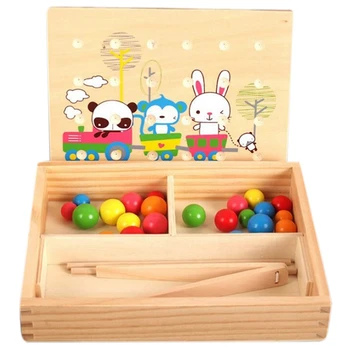 Children'S Early Education Puzzle Hand-Eye Coordination Math Clip Beads Teaching Aids Clip Thinking Training Toys
Children'S Early Education Puzzle Hand-Eye Coordination Math Clip Beads Teaching Aids Clip Thinking Training Toys