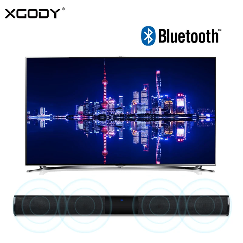 XGODY Soundbar Bluetooth Speaker 20W Home Theater Column Portable Wire Wireless 21" Ultra-slim Sound Bar Speakers For TV BS-28A
XGODY Soundbar Bluetooth Speaker 20W Home Theater Column Portable Wire Wireless 21" Ultra-slim Sound Bar Speakers For TV BS-28A