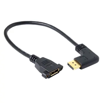 10pcs/lot Cablecc 30cm DisplayPort Display Port Male to Female 90 Degree Right Down Angled / Left Down Angled Extension
10pcs/lot Cablecc 30cm DisplayPort Display Port Male to Female 90 Degree Right Down Angled / Left Down Angled Extension