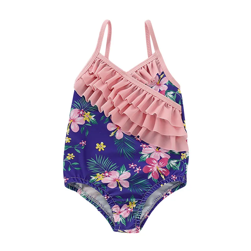 2-7T Swimwear Girl Child Blue Floral Print One Piece Swimsuits For Girls Tassel Mesh Baby Girl Swimming Suit Children Monokini
2-7T Swimwear Girl Child Blue Floral Print One Piece Swimsuits For Girls Tassel Mesh Baby Girl Swimming Suit Children Monokini
