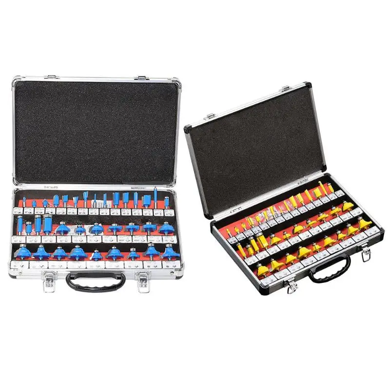 35pcs/set 1/4in Handle Wood Router Bit Mill Engraving Trim Woodworking Milling Cutter Trimmer Adapter Hand Tools Set Dropship
35pcs/set 1/4in Handle Wood Router Bit Mill Engraving Trim Woodworking Milling Cutter Trimmer Adapter Hand Tools Set Dropship