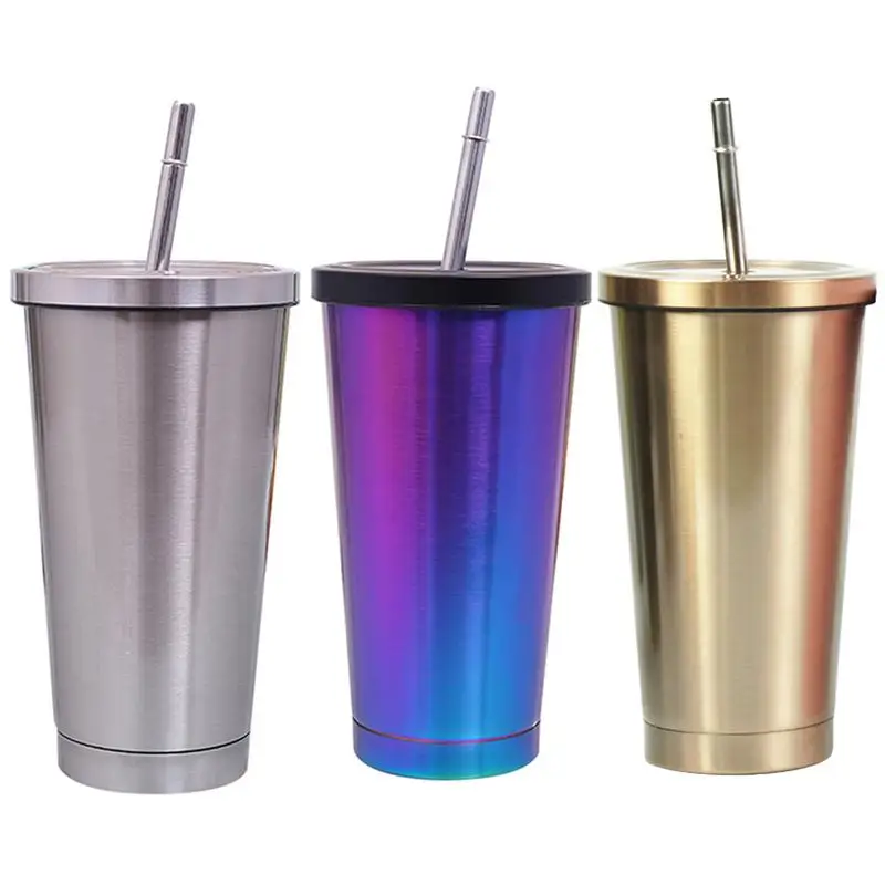 Creative Straw Cup Stainless Steel Coffee Cup Double Layers Mug Fashionable Thermos For Adult Gift
Creative Straw Cup Stainless Steel Coffee Cup Double Layers Mug Fashionable Thermos For Adult Gift