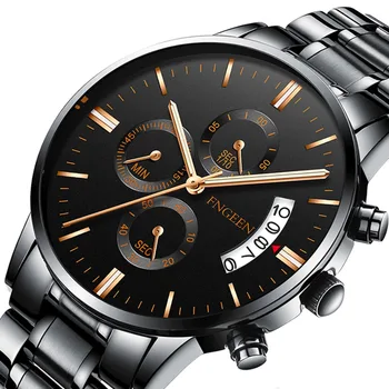 Shellhard Quartz Watch Men Fashion Trend Stainless Steel Waterproof Luminous Quartz Wrist Watch Man Sports Date Clock
Shellhard Quartz Watch Men Fashion Trend Stainless Steel Waterproof Luminous Quartz Wrist Watch Man Sports Date Clock