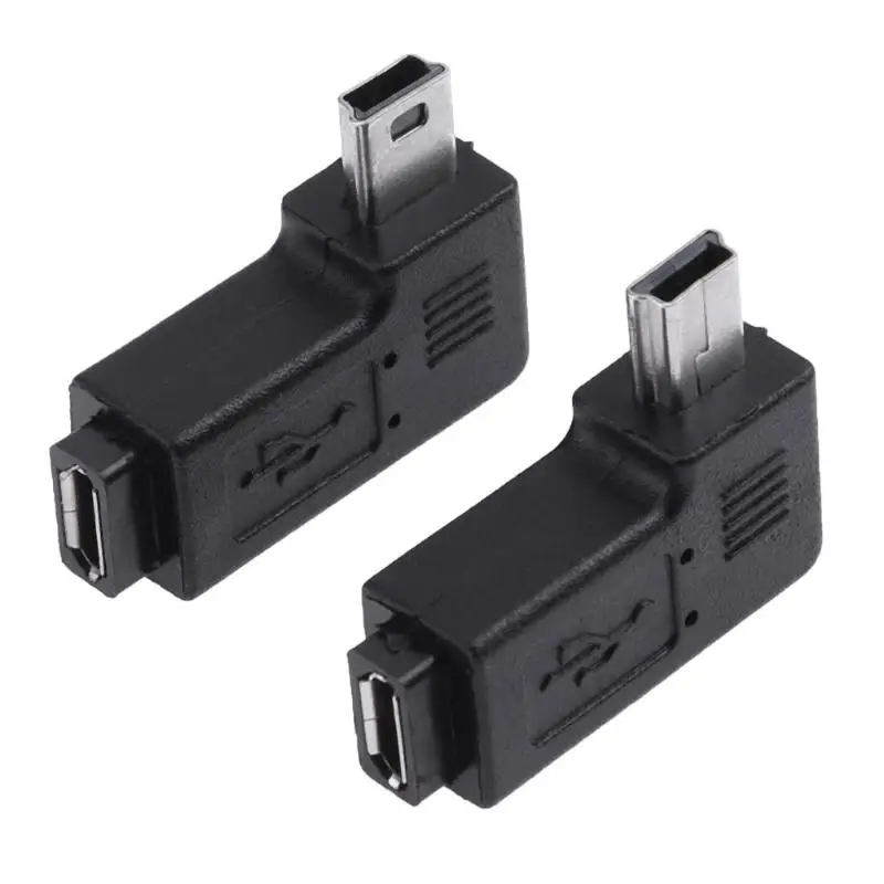 ALLOYSEED 2Pcs/set L Shaped Micro USB Female to Right Left 90 Degree Angle Mini USB Male Adapter Connector Charging Converter
ALLOYSEED 2Pcs/set L Shaped Micro USB Female to Right Left 90 Degree Angle Mini USB Male Adapter Connector Charging Converter