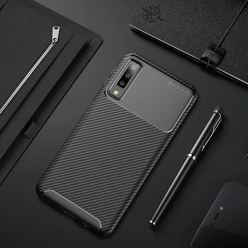 For Samsung Galaxy A7 2018 Case carbon fiber Shockproof soft silicone Cover case for Samsung A7 2018 Cases for Samsung A9 2018
For Samsung Galaxy A7 2018 Case carbon fiber Shockproof soft silicone Cover case for Samsung A7 2018 Cases for Samsung A9 2018