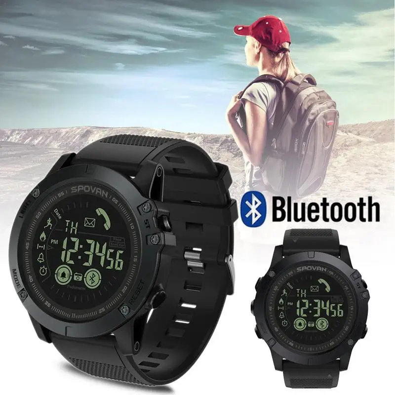 Men Smart Sport Watch Bluetooth Pedometor Sport Clock Digital Watch 50m Waterproof Watch Relogio Feminino PR1 For Spovan
Men Smart Sport Watch Bluetooth Pedometor Sport Clock Digital Watch 50m Waterproof Watch Relogio Feminino PR1 For Spovan