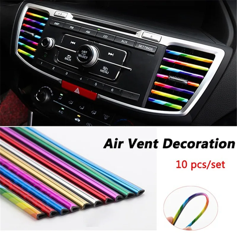 Car Interior Air Conditioner Outlet Vent Grille Strips Decoration U Shape Interior Moulding Trim Strips Car Styling Accessories
Car Interior Air Conditioner Outlet Vent Grille Strips Decoration U Shape Interior Moulding Trim Strips Car Styling Accessories