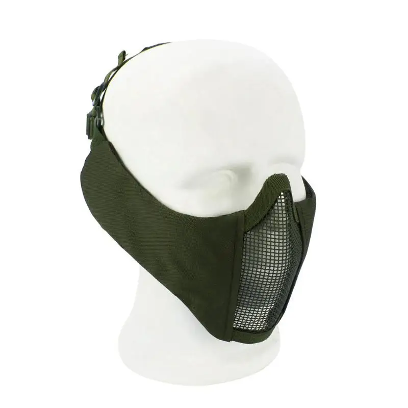 1pcs Chicken Game Half Face Metal Steel Net Mesh Mask Accessories for Hunting Protective Airsoft Halloween Party Half Face Mask
1pcs Chicken Game Half Face Metal Steel Net Mesh Mask Accessories for Hunting Protective Airsoft Halloween Party Half Face Mask