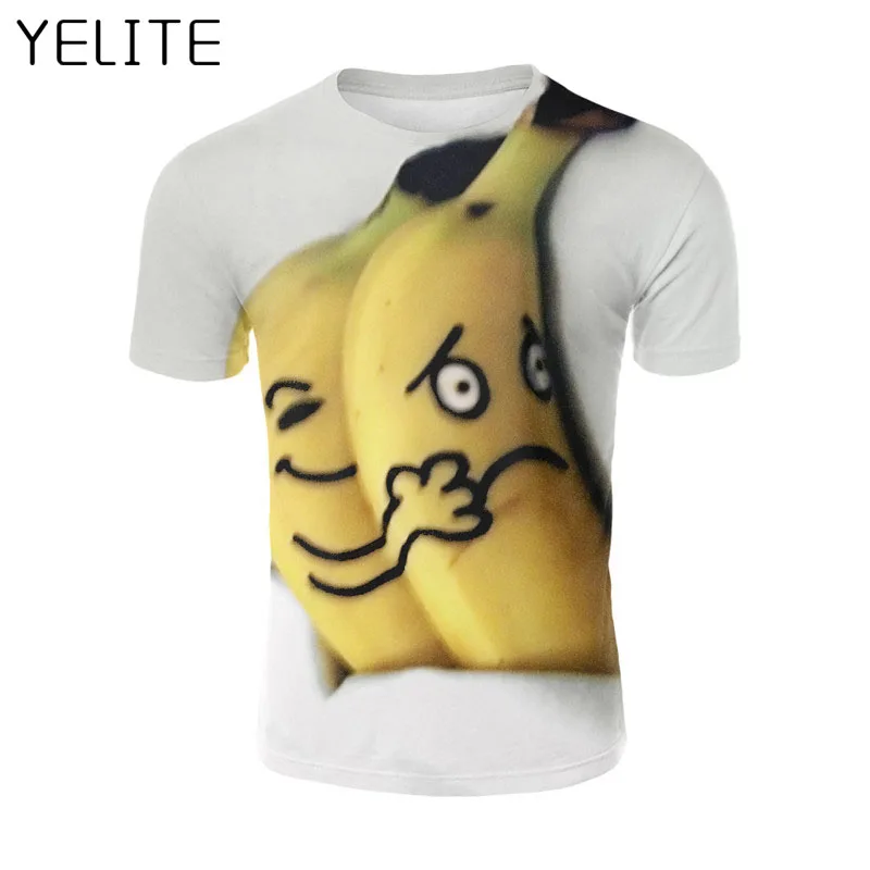 YELITE One Banana Hugs Another Banana From Behind 3D T-Shirt Printed Short Men'S Shirts Short Summer Tops Funny Tshirt 2019
YELITE One Banana Hugs Another Banana From Behind 3D T-Shirt Printed Short Men'S Shirts Short Summer Tops Funny Tshirt 2019