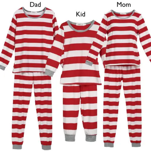 Family Matching Kids Adults Cotton Christmas Pajamas Striped Long Sleeve Tops+Pants Leggings 2Pcs Casual Sleepwear Nightwear
Family Matching Kids Adults Cotton Christmas Pajamas Striped Long Sleeve Tops+Pants Leggings 2Pcs Casual Sleepwear Nightwear