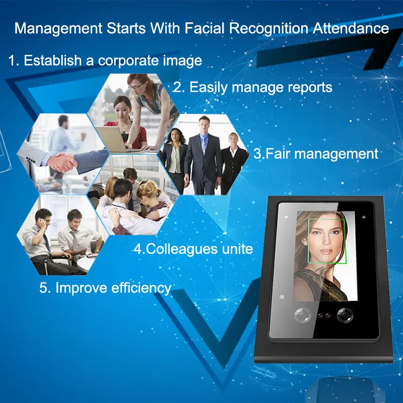 Eseye Biometric Time Attendance System Face Access Control TCP/IP USB Time Clock Employee Office Electronic Attendance Machine
Eseye Biometric Time Attendance System Face Access Control TCP/IP USB Time Clock Employee Office Electronic Attendance Machine