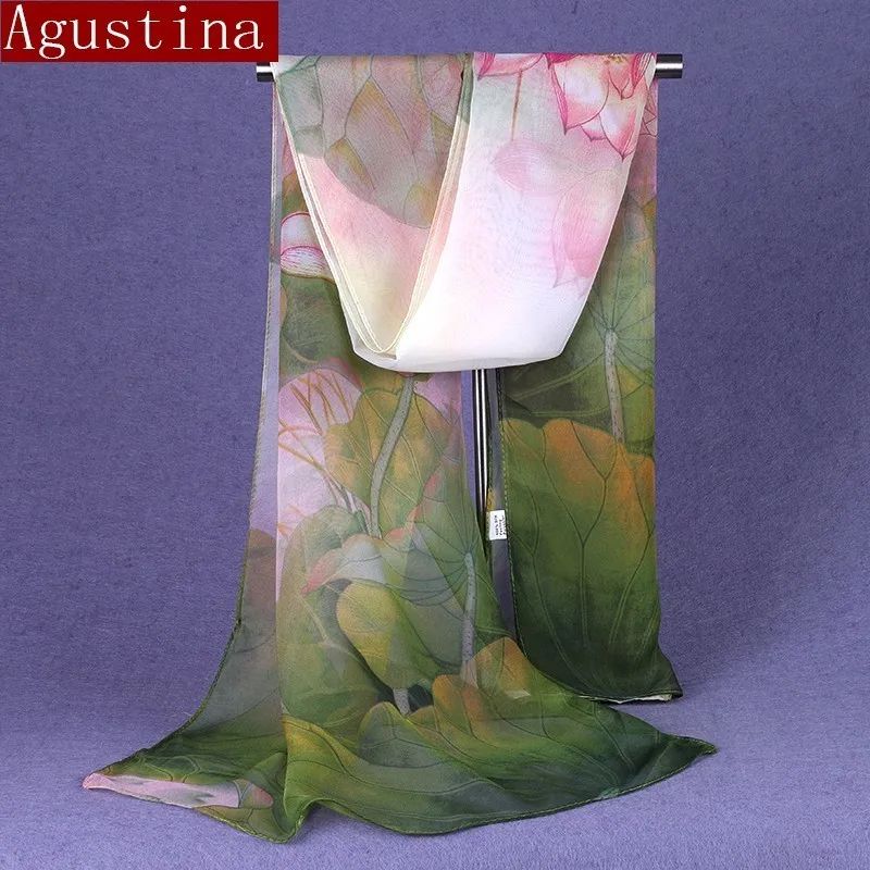 100% silk feel long scarf fashion Lotus printing Gradient brand luxury Comfortable women headscarf designer shawl for scarves
100% silk feel long scarf fashion Lotus printing Gradient brand luxury Comfortable women headscarf designer shawl for scarves