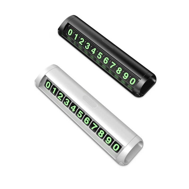 Luminous Car Temporary Parking Card Rotatable Telephone Number Plate Sliding Hidden Design Car Replaceable Number Styling
Luminous Car Temporary Parking Card Rotatable Telephone Number Plate Sliding Hidden Design Car Replaceable Number Styling