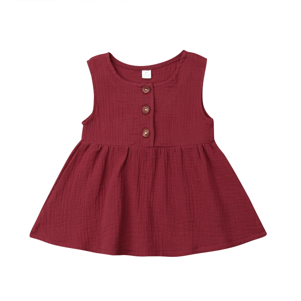 New Fashion Baby Girls Kids solid Tops Dress Button Sleeveless Cotton Casual Tank Tops for children
New Fashion Baby Girls Kids solid Tops Dress Button Sleeveless Cotton Casual Tank Tops for children
