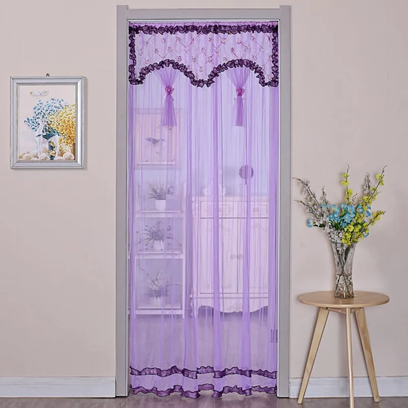 Beautiful Summer Anti-mosquito Moth Essential Single Layer Polyester Fabric Purple Door Curtains Open On Both Sides
Beautiful Summer Anti-mosquito Moth Essential Single Layer Polyester Fabric Purple Door Curtains Open On Both Sides