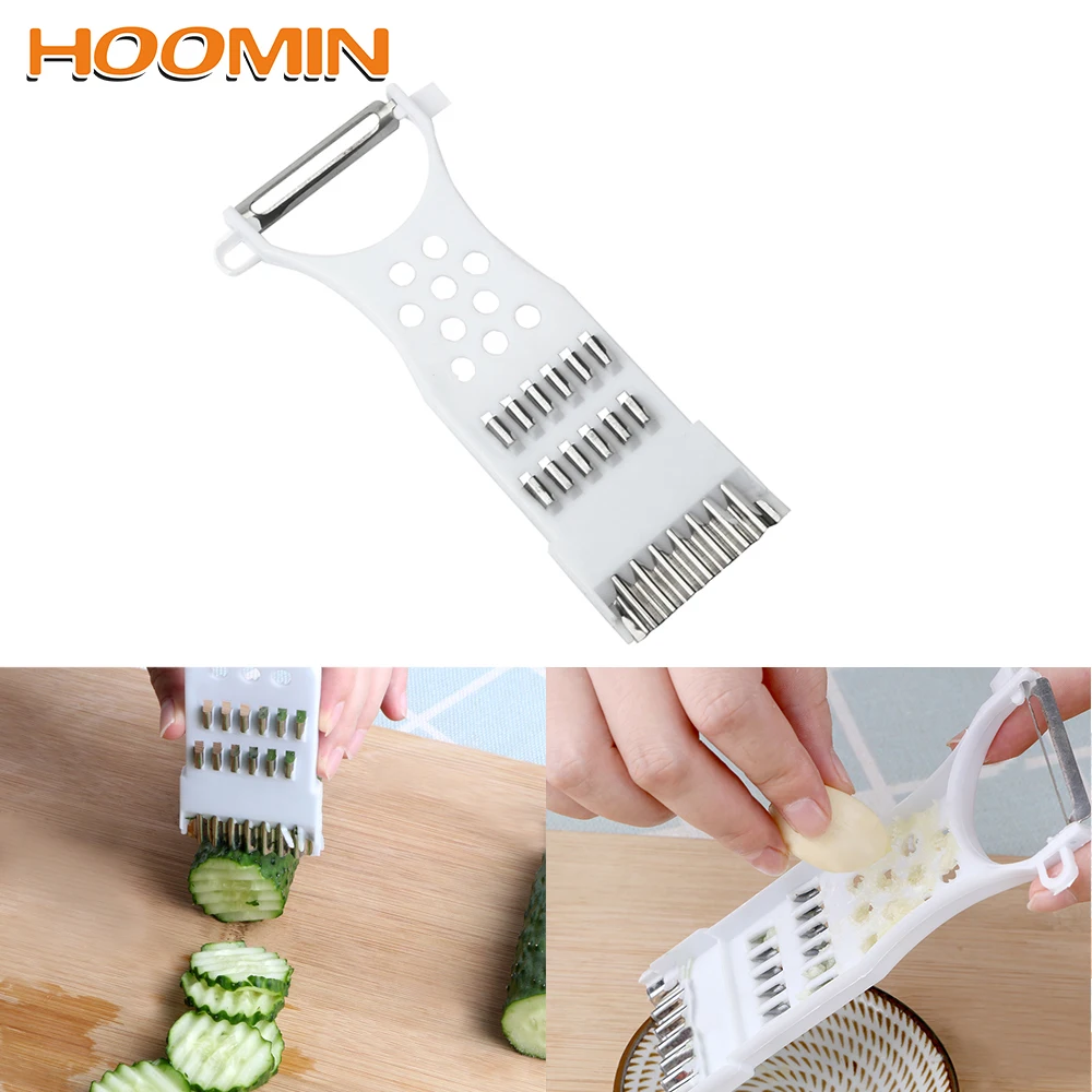 HOOMIN Vegetables Cutter Garlic Grater Potato Peeler Cucumber Carrot Slicer Graters Fruit Vegetable Tools Kitchen Gadgets
HOOMIN Vegetables Cutter Garlic Grater Potato Peeler Cucumber Carrot Slicer Graters Fruit Vegetable Tools Kitchen Gadgets