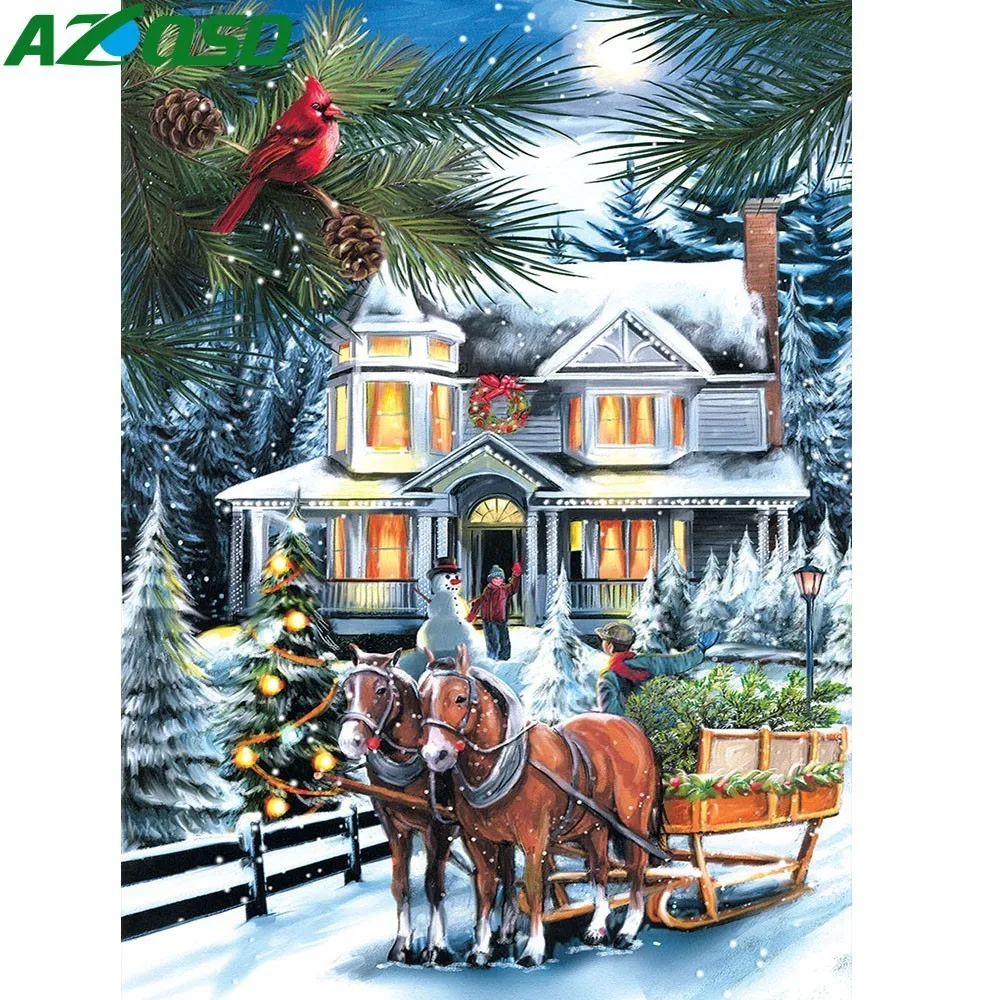AZQSD Diamond Painting Christmas Landscape 5D DIY Full Square Diamond Mosaic Gift Home Decortion Diamond Embroidery Winter Snow
AZQSD Diamond Painting Christmas Landscape 5D DIY Full Square Diamond Mosaic Gift Home Decortion Diamond Embroidery Winter Snow