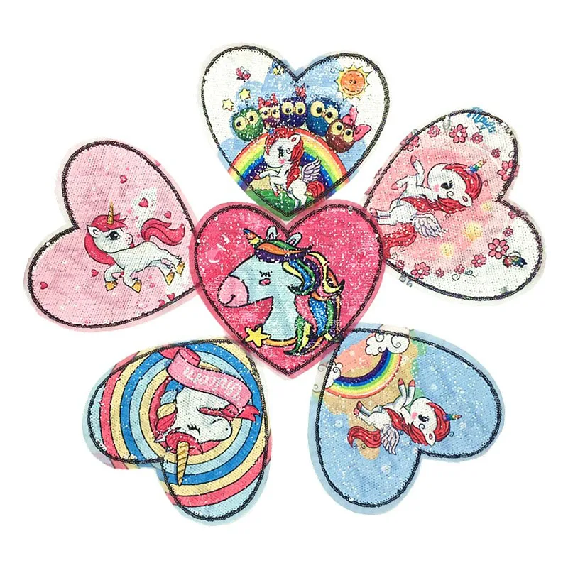 1PC Unicorn Patches Reversible Change Magic Rainbow Sequins Patch Jacket DIY Dress For Kid Clothing Applique Happy Days Sticker
1PC Unicorn Patches Reversible Change Magic Rainbow Sequins Patch Jacket DIY Dress For Kid Clothing Applique Happy Days Sticker