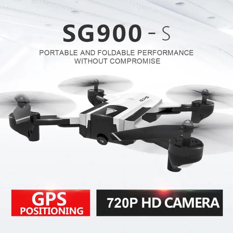 

SG900-S GPS Drone Camera HD 720P Camera FPV WiFi Drones GPS Altitude Hold Quadcopter RC Drone Follow Brushless Motor