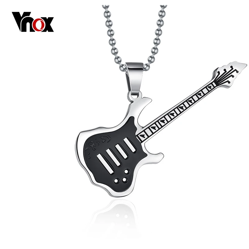 Vnox Trendy Guitar Necklace Pendant Stainless Steel Music Jewelry for Men dropshippng
Vnox Trendy Guitar Necklace Pendant Stainless Steel Music Jewelry for Men dropshippng