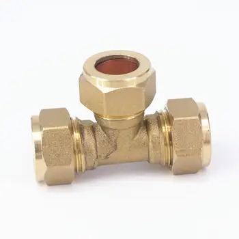 T Type 3 Ways Brass Fit 15mm OD Tube Couplers Connectors Compression Fittings Pneumatic fittings
T Type 3 Ways Brass Fit 15mm OD Tube Couplers Connectors Compression Fittings Pneumatic fittings