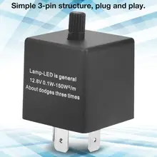 CF13 JL-02 3-Spille LED del Flash Lampeggiatore Relè per Accendere La Luce di Segnale Hyper Flash O Normale Luci Relay Fix 0.1 W-150 W LED Flash Relè(China)