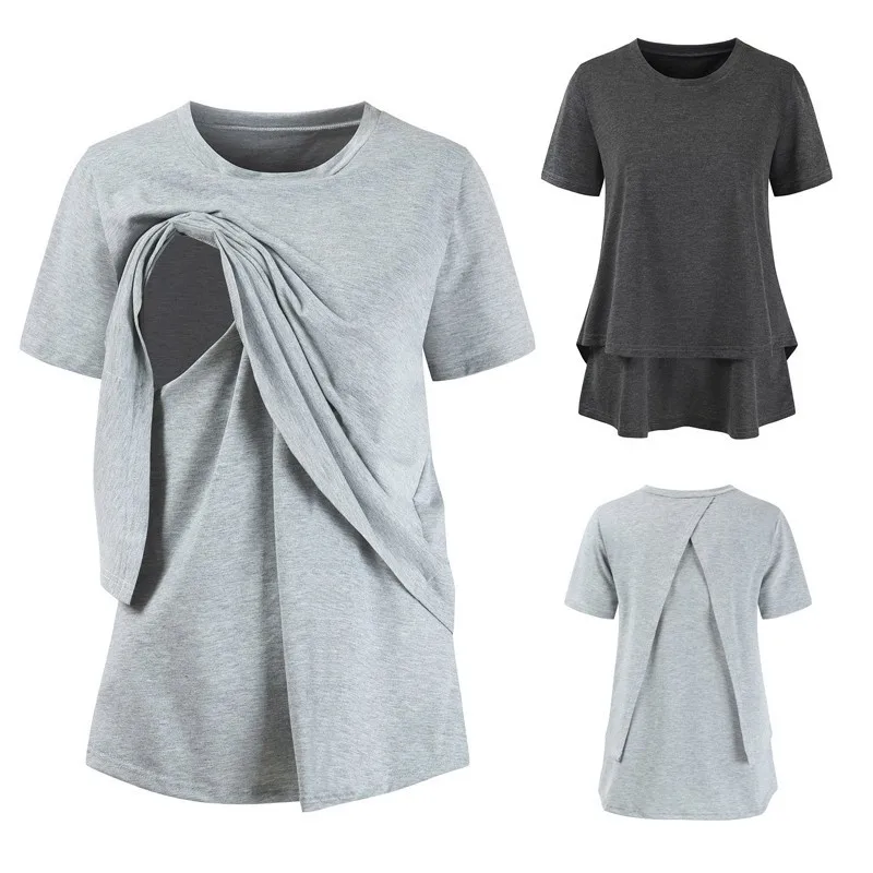 ENXI Summer Breast Feeding Tops Tees Maternity Nursing Clothes Pregnant Women Breastfeeding T-shirt Premama Wear Clothing
ENXI Summer Breast Feeding Tops Tees Maternity Nursing Clothes Pregnant Women Breastfeeding T-shirt Premama Wear Clothing