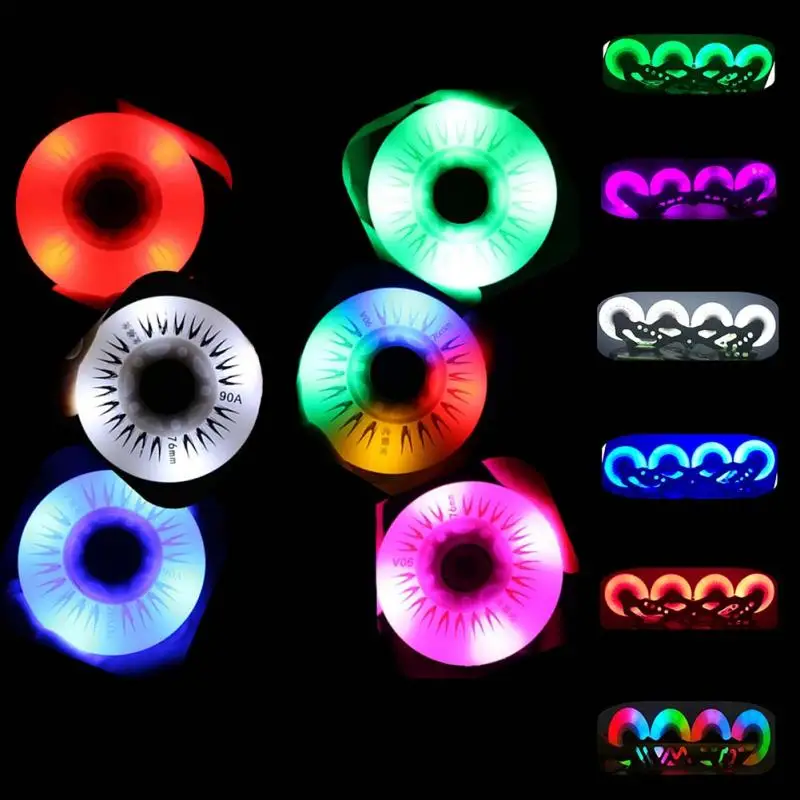1Pc LED Light Skate Flash Wheel Inline Sliding Flash PU Roller Skate Wheel 72/76/80mm Roller Skate Accessories #21
1Pc LED Light Skate Flash Wheel Inline Sliding Flash PU Roller Skate Wheel 72/76/80mm Roller Skate Accessories #21