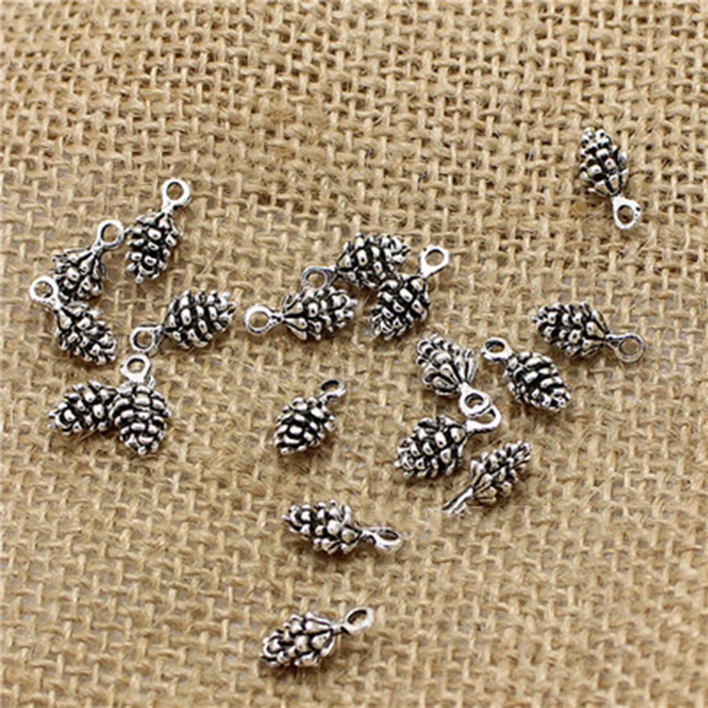 20pcs Vintage DIY Christmas Pine Cone Pendant Craft Alloy earrings rings Necklace Bracelet Accessory Gold/Silver/Bronze
20pcs Vintage DIY Christmas Pine Cone Pendant Craft Alloy earrings rings Necklace Bracelet Accessory Gold/Silver/Bronze