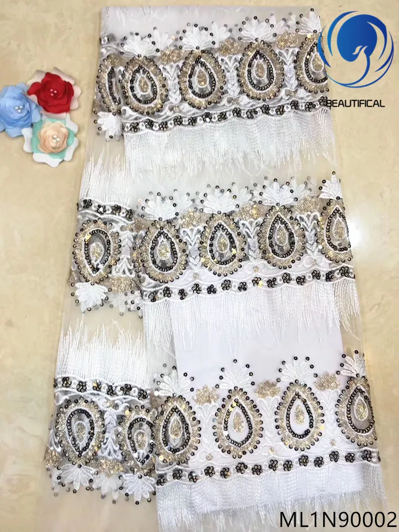 BEAUTIFICAL tulle fabric white african sequins net lace for nigerian wedding french lace fabric with sequins ML1N900
BEAUTIFICAL tulle fabric white african sequins net lace for nigerian wedding french lace fabric with sequins ML1N900