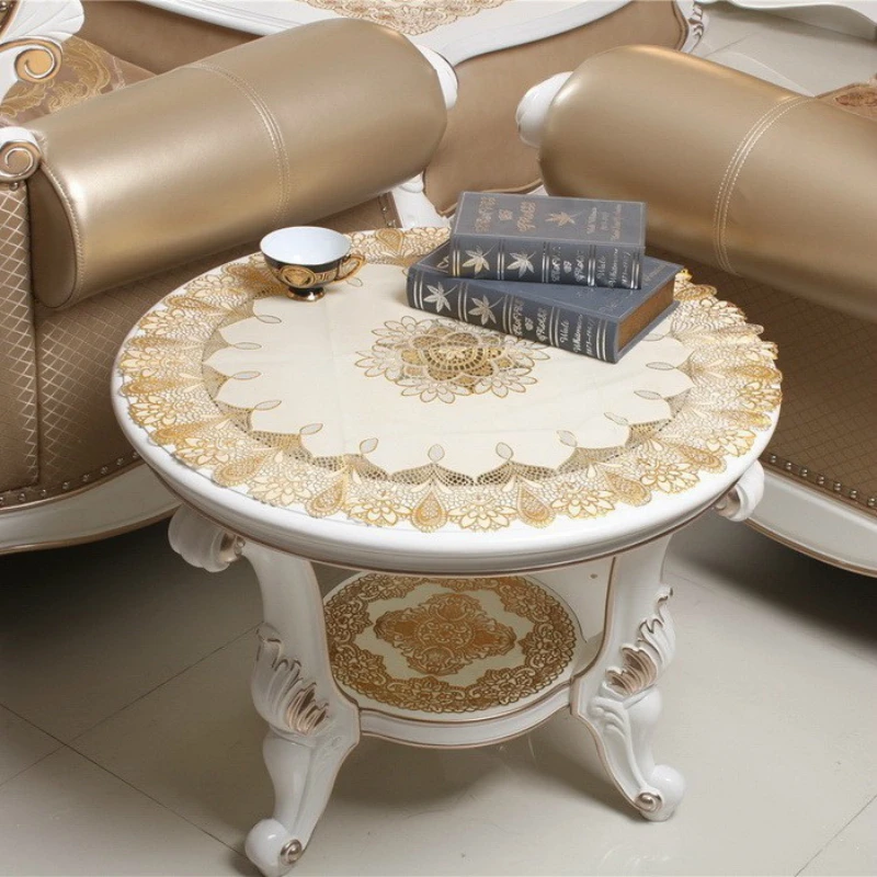 Exquisite Pvc Peacock Gold Flower Tea Table Pad Tablecloth Round Disk Cushion Coffee Cup Christmas Wedding Furniture Decoration
Exquisite Pvc Peacock Gold Flower Tea Table Pad Tablecloth Round Disk Cushion Coffee Cup Christmas Wedding Furniture Decoration