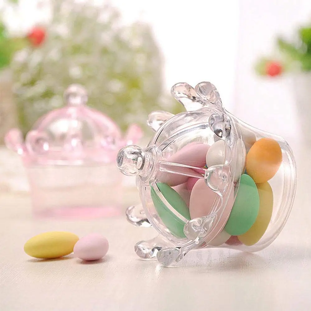 12 PCS Candy Boxes Plastic Mini Dome with Crown Design Party Decoration Clear Plastic Crown Fillable Party Favor Box for Cand
12 PCS Candy Boxes Plastic Mini Dome with Crown Design Party Decoration Clear Plastic Crown Fillable Party Favor Box for Cand