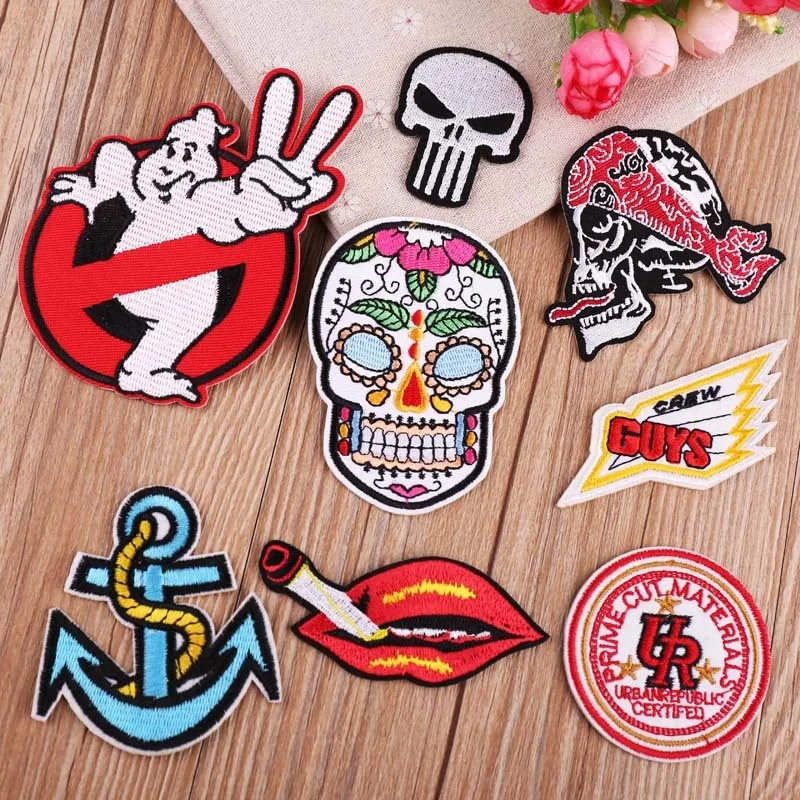 Kuke Patches 2019 New Punk Series Embroidered Patch for Clothing DIY Clothes Stickers Iron on Patches Badges
Kuke Patches 2019 New Punk Series Embroidered Patch for Clothing DIY Clothes Stickers Iron on Patches Badges