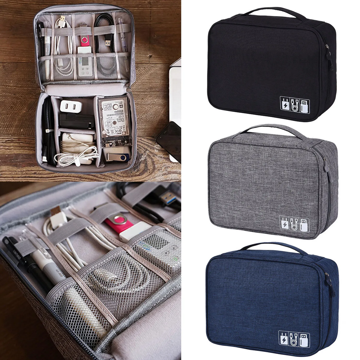 Besegad 24.5x18.5x10cm Waterproof Storage Bag Case Organizer Pouch Shell for Electronics Digital Travel Business Trip hot sale
Besegad 24.5x18.5x10cm Waterproof Storage Bag Case Organizer Pouch Shell for Electronics Digital Travel Business Trip hot sale