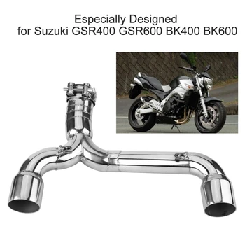 Motorcycle Exhaust Mid-Pipe Middle Pipe Link Connect Adapter Universal for Suzuki GSR400 GSR600 BK400 BK600
Motorcycle Exhaust Mid-Pipe Middle Pipe Link Connect Adapter Universal for Suzuki GSR400 GSR600 BK400 BK600