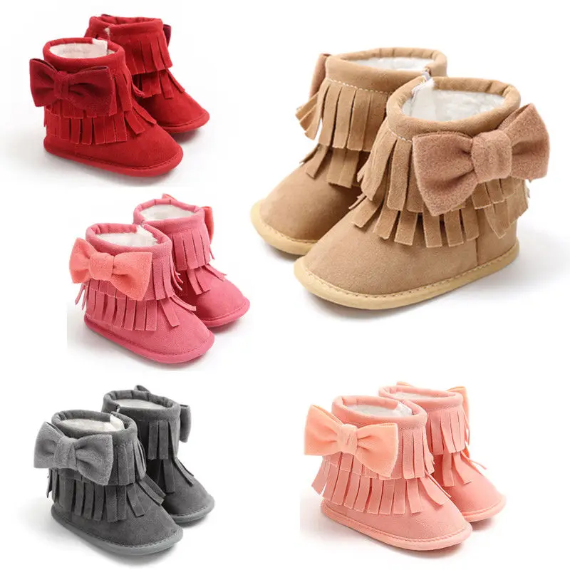 Newborn Baby Winter Warm Boots Toddler Girls Tassel Bow Princess Snow Boots Infant Little Girls Plush Fur Crib Shoes Prewalker
Newborn Baby Winter Warm Boots Toddler Girls Tassel Bow Princess Snow Boots Infant Little Girls Plush Fur Crib Shoes Prewalker