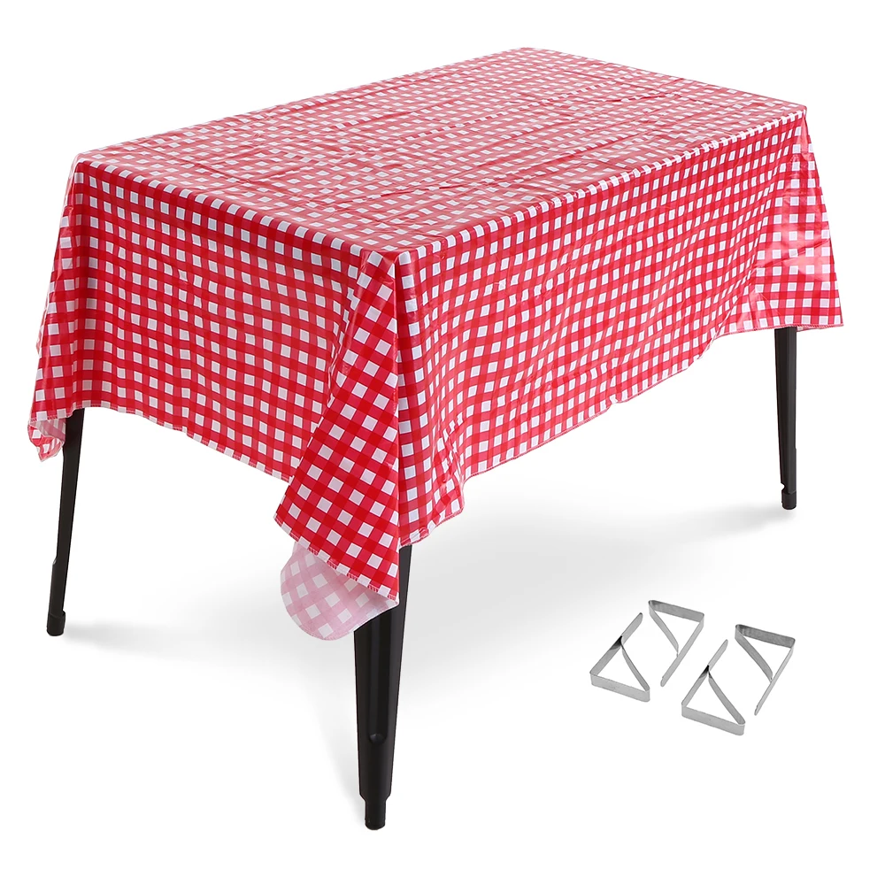 70.9 x 53.5 Inch Checkered Rectangular PVC Tablecloth Portable Home Outdoor Camping Picnic Table Cloth
70.9 x 53.5 Inch Checkered Rectangular PVC Tablecloth Portable Home Outdoor Camping Picnic Table Cloth