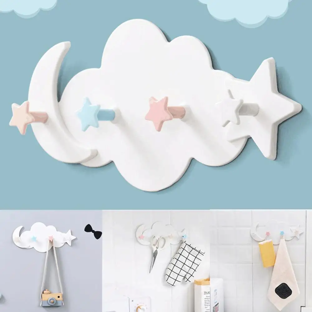 Cute Cloud Star Moon Wall Door Hook Bathroom Bedroom Hanger Holder Home Decor New
Cute Cloud Star Moon Wall Door Hook Bathroom Bedroom Hanger Holder Home Decor New