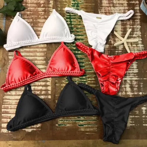 Trendy Sexy lady 2019 bikini two piece swimsuit Triangle Swimwear Bathing Padded Bra glitter Bikini Set Women Bandage Push-up
Trendy Sexy lady 2019 bikini two piece swimsuit Triangle Swimwear Bathing Padded Bra glitter Bikini Set Women Bandage Push-up