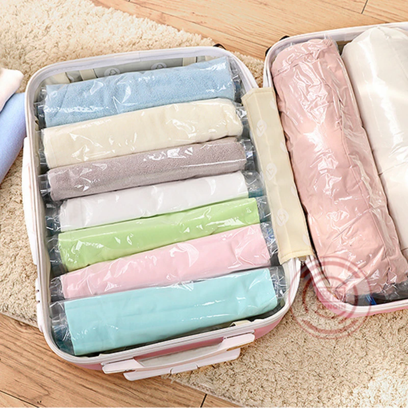 Vacuum Compression Storage Bags Organizer Foldable Seal Compressed Travel Saving Space Bags Organizador Clothes Bag
Vacuum Compression Storage Bags Organizer Foldable Seal Compressed Travel Saving Space Bags Organizador Clothes Bag