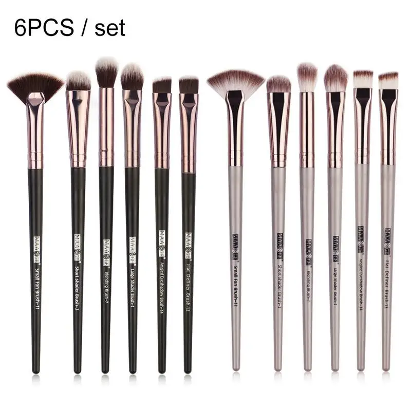 6PCS Makeup Brushes Set Professional Eye Shadow Eyeliner Eyebrow Brush Beauty Tools Multi-functional Smooth Soft Skin-friendly
6PCS Makeup Brushes Set Professional Eye Shadow Eyeliner Eyebrow Brush Beauty Tools Multi-functional Smooth Soft Skin-friendly