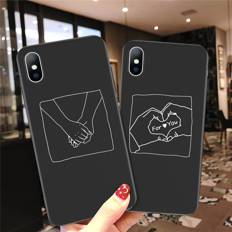 Ottwn Phone Case For iPhone 6 6s 7 8 Plus 5 5s SE Soft TPU Couple Abstract Love Hand Gesture Design For iPhone X XR XS Max Cover
Ottwn Phone Case For iPhone 6 6s 7 8 Plus 5 5s SE Soft TPU Couple Abstract Love Hand Gesture Design For iPhone X XR XS Max Cover