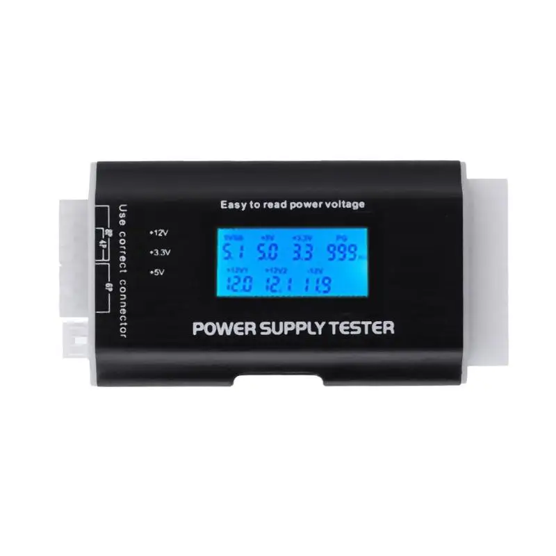 Digital LCD Display Power Supply Tester PC Computer Checker ATX BTX ITX TFX Measuring Diagnostic Tester Electronic Repair Tools
Digital LCD Display Power Supply Tester PC Computer Checker ATX BTX ITX TFX Measuring Diagnostic Tester Electronic Repair Tools