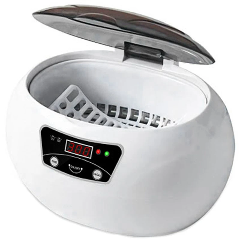 600Ml Ultrasonic Cleaner Bath Timer For Jewelry Parts Glasses Manicure Stones Cutters Dental Razor Brush Ultrasound Sonic-Eu P
600Ml Ultrasonic Cleaner Bath Timer For Jewelry Parts Glasses Manicure Stones Cutters Dental Razor Brush Ultrasound Sonic-Eu P