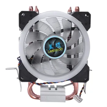 Lanshuo Led Pure Copper 2 Heat Pipe For 1366 1155 775 Intel/Amd Multi-Platform Cpu Radiator 4 Wire With Light One Fans(Five Co
Lanshuo Led Pure Copper 2 Heat Pipe For 1366 1155 775 Intel/Amd Multi-Platform Cpu Radiator 4 Wire With Light One Fans(Five Co