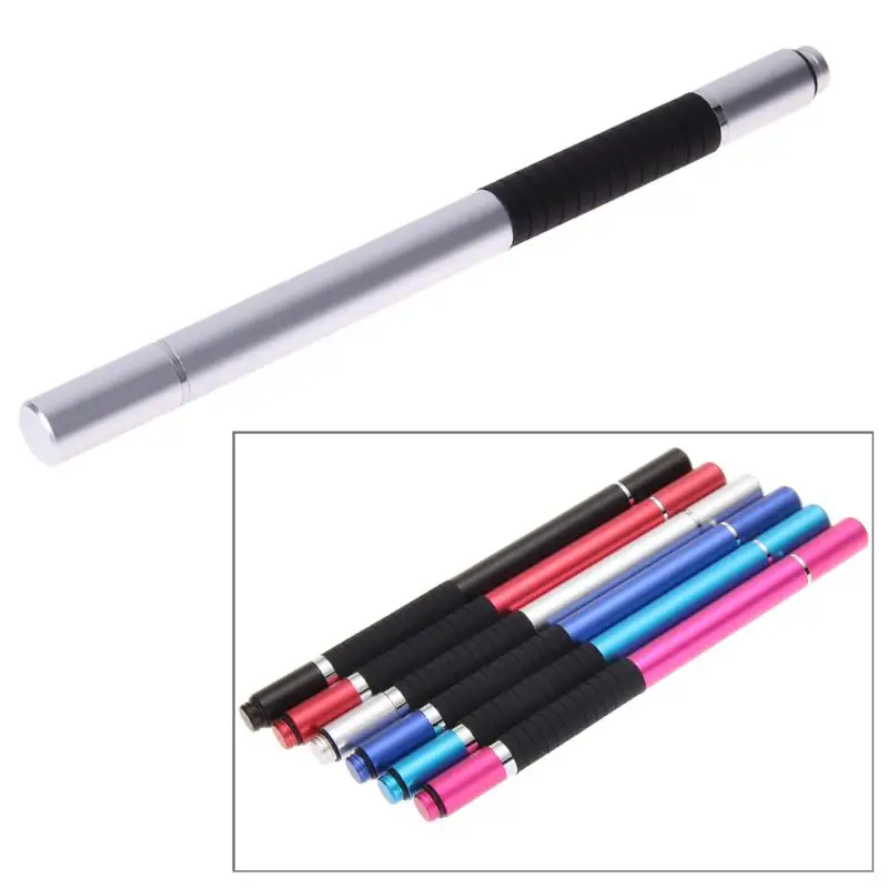 Multifunction Tablet PC Stylus Pen Metal Fine Point Round Thin Tip Capacitive Touch Screen Stylus Pen Ballpoint Pen for Ipad New
Multifunction Tablet PC Stylus Pen Metal Fine Point Round Thin Tip Capacitive Touch Screen Stylus Pen Ballpoint Pen for Ipad New