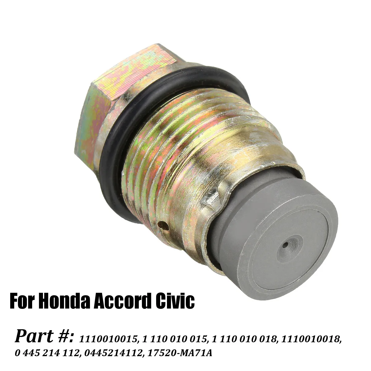 Fuel Rail Relief Pressure Sensor Limiter Valve for Honda for Accord Civic 1110010015 1110010018 0445214112
Fuel Rail Relief Pressure Sensor Limiter Valve for Honda for Accord Civic 1110010015 1110010018 0445214112