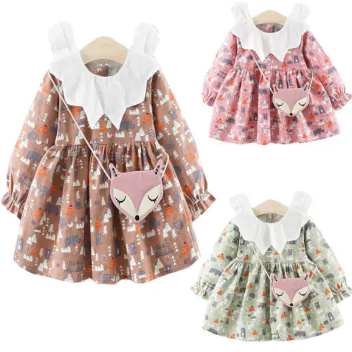 New Stylish Princess Girl Dress Cartoon Print Baby Infant Spring Warm Dress Long Sleeve Lapel Collar Baby Zipper Dresses 6M-3Y
New Stylish Princess Girl Dress Cartoon Print Baby Infant Spring Warm Dress Long Sleeve Lapel Collar Baby Zipper Dresses 6M-3Y